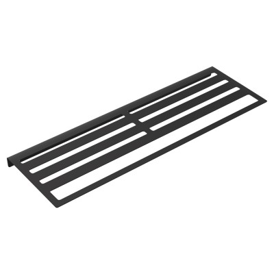 Πετσετοθήκη Διπλή Ξενοδοχειακή 600x200x30mm Μαύρο Ματ IMEX FORM CAF008-05/NG