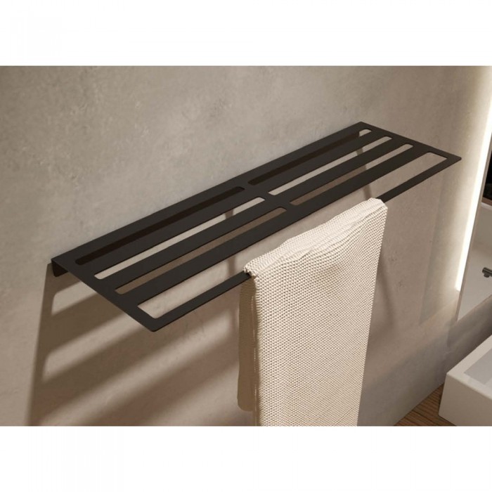 Πετσετοθήκη Διπλή Ξενοδοχειακή 600x200x30mm Νίκελ Ματ IMEX FORM CAF008-05/NQ