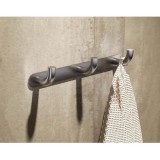 Άγκιστρο Μπάνιου Τριπλό 240x49x45mm Χρυσό Ματ (PVD) IMEX PURE CAP005-02/OC