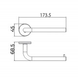 Χαρτοθήκη Μπάνιου 174x69x45mm Μαύρο Ματ IMEX PURE CAP005-08/NG