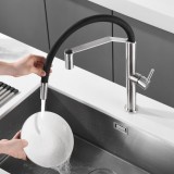 Μπαταρία κουζίνας με Εύκαμπτο σωλήνα Ανοξείδωτη S.316 IMEX DEVA GCE023/AC