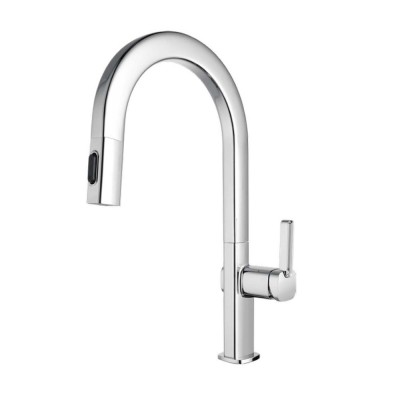 Μπαταρία κουζίνας με Αποσπώμενο Τηλέφωνο με σπιράλ 3 ροών Χρωμέ IMEX CANADA GCE028