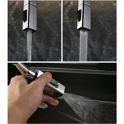 Μπαταρία κουζίνας με Αποσπώμενο Τηλέφωνο με σπιράλ 3 ροών Χρωμέ IMEX CANADA GCE028