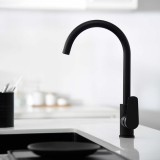 Μπαταρία Κουζίνας Μαύρο Ματ IMEX BELGICA GCZ044/NG