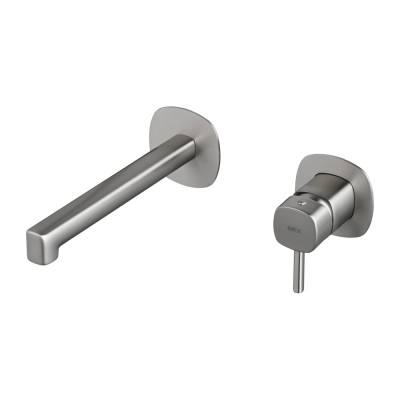 Εντοιχιζόμενη Μικτική Μπαταρία Νιπτήρος Νίκελ Ματ IMEX TOSCANA GLT064/NQ