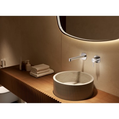 Εντοιχιζόμενη Μικτική Μπαταρία Νιπτήρος Χρυσό Ματ (PVD) IMEX TOSCANA GLT064/OC