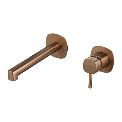 Εντοιχιζόμενη Μικτική Μπαταρία Νιπτήρος Ροζ Χρυσό Ματ/Χαλκού (PVD) IMEX TOSCANA GLT064/ORC