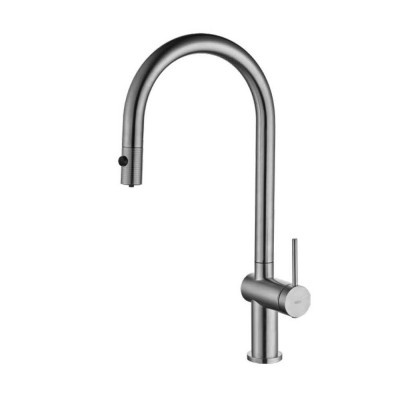 Μπαταρία κουζίνας OSMOSIS για Σύνδεση με παροχή φίλτρου κάτω πάγκου 2 ροών Νίκελ Ματ IMEX LAZIO Osmosis GOS006/NQ