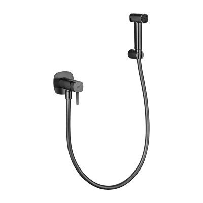 Εντοιχιζόμενη Μικτική Βρύση Μπιντέ Black Gun Metal (PVD) IMEX TOSCANA RDT064/BGM