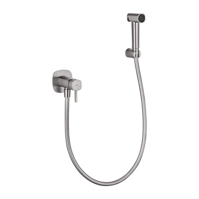 Εντοιχιζόμενη Μικτική Βρύση Μπιντέ Νίκελ Ματ IMEX TOSCANA RDT064/NQ