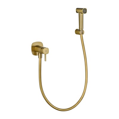 Εντοιχιζόμενη Μικτική Βρύση Μπιντέ Χρυσό Ματ (PVD) IMEX TOSCANA RDT064/OC