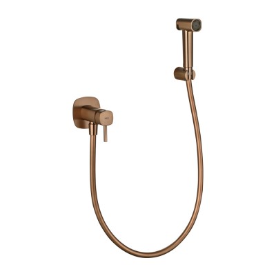 Εντοιχιζόμενη Μικτική Βρύση Μπιντέ Ροζ Χρυσό Ματ/Χαλκού (PVD) IMEX TOSCANA RDT064/ORC