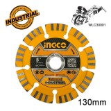 Διαμαντόδισκος Δομικών Γενικής Χρήσης 130mm INGCO DMD011301