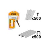 2 σε 1 Καρφωτικό - Συρραπτικό Χειρός Β.Τ. INGCO HSG1408