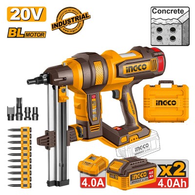Καρφωτικό Μπετού Μπαταρίας 20V Li-Ion 105J INGCO CCNLI9008E