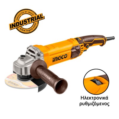 Ηλεκτρικός Γωνιακός Τροχός 1100W Ø125mm INGCO AG1100385E