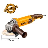 Ηλεκτρικός Γωνιακός Τροχός 1100W Ø125mm INGCO AG1100385E
