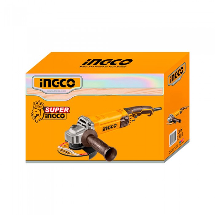 Ηλεκτρικός Γωνιακός Τροχός 1100W Ø125mm INGCO AG1100385E