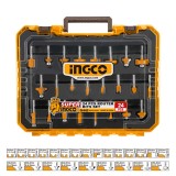 Μαχαίρια Ρούτερ Σετ 24 τεμ. Πλήρες INGCO AKRT24062