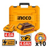 Γωνιακός Τροχός Μπαταρίας 115mm 20V Li-Ion Ingco CAGLI271532