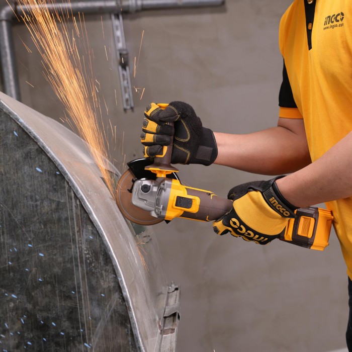 Γωνιακός Τροχός Μπαταρίας 115mm 20V Li-Ion Ingco CAGLI271532