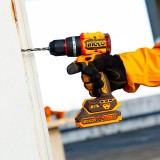 Κρουστικό Δραπανοκατσάβιδο Compact Μπαταρίας 20V Li-Ion 76Nm σε Πλαστική Θήκη INGCO CIDLI20768E