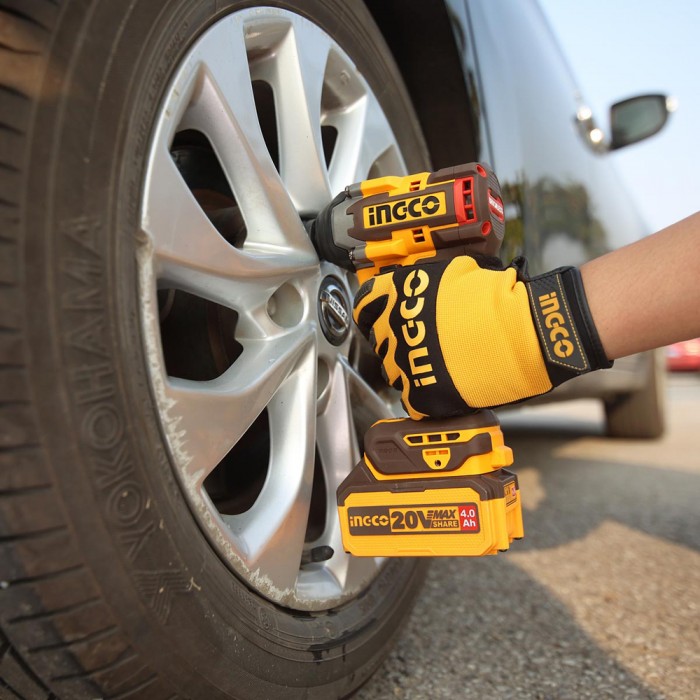 Μπουλονόκλειδο Κρουστικό Μπαταρίας 20v Li-Ion 500-650nm INGCO CIWLI2050E