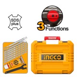 Πιστολέτο Περιστροφικό Κρουστικό Σκαπτικό Μπαταρίας 42V Li-Ion INGCO CRHLI422882E