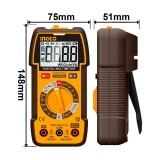 Ψηφιακό Πολύμετρο 600V True RMS με Μέτρηση AC/DC/ Αντίστασης/ NCV Ingco DM36002