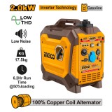 Γεννήτρια Inverter Βαλιτσάκι Βενζίνης 2kw 2.5kva 2.5hp INGCO GEI23006