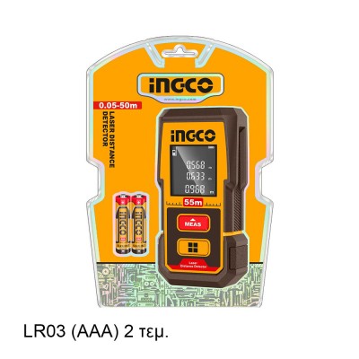 Μετρητής Αποστάσεων Laser 55m Ingco HLDD05086