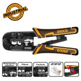 Πρέσα Ακροδεκτών Τηλεπικοινωνιών 3 σε 1 INGCO HMPCN2468R