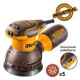 Ηλεκτρικό Περιστροφικό Τριβείο Χούφτας 320W Φ125mm Ingco RS3216