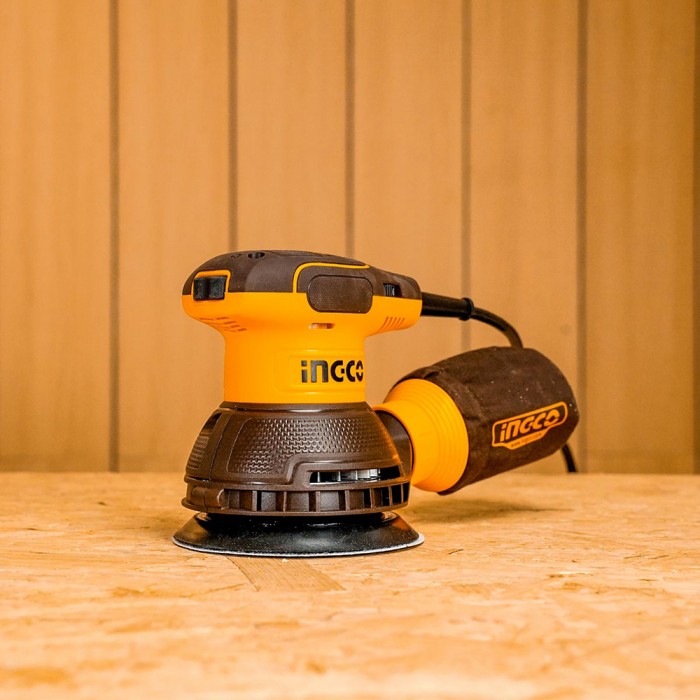 Ηλεκτρικό Περιστροφικό Τριβείο Χούφτας 320W Φ125mm Ingco RS3216