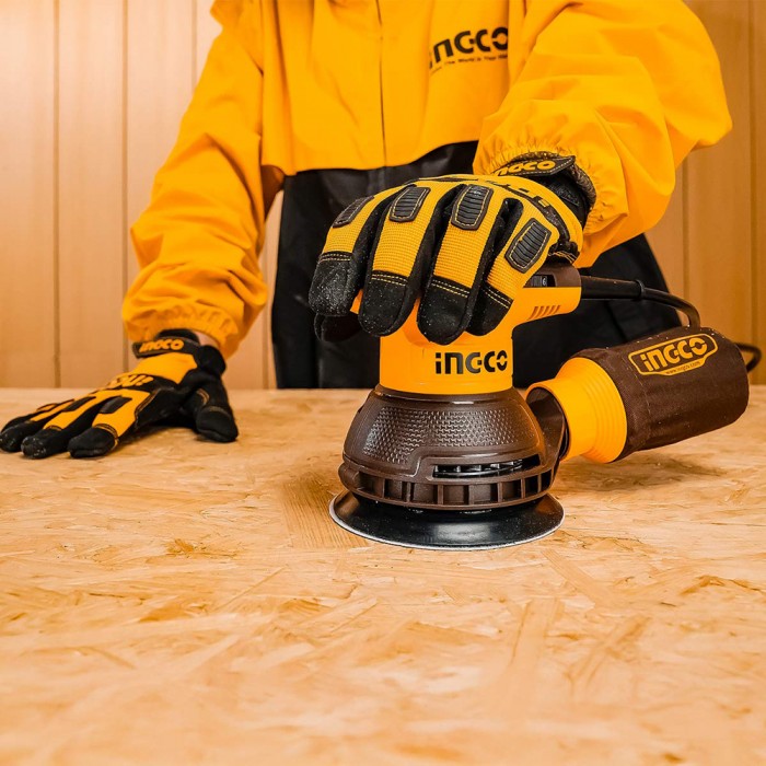 Ηλεκτρικό Περιστροφικό Τριβείο Χούφτας 320W Φ125mm Ingco RS3216