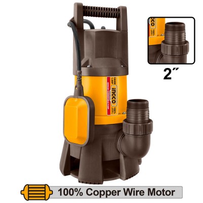 Υποβρύχια Αντλία Νερού - Ακαθάρτων 1000W INGCO SPD10001