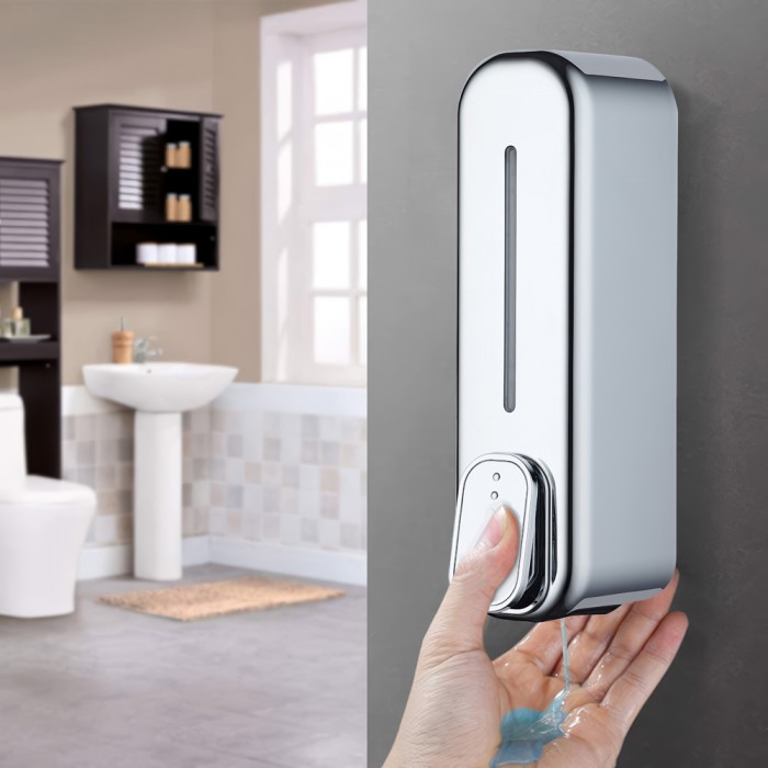 Επίτοιχο Ντισπένσερ 350ml Χρωμέ Interflex 187829