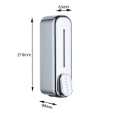 Επίτοιχο Ντισπένσερ 350ml Χρωμέ Interflex 187829