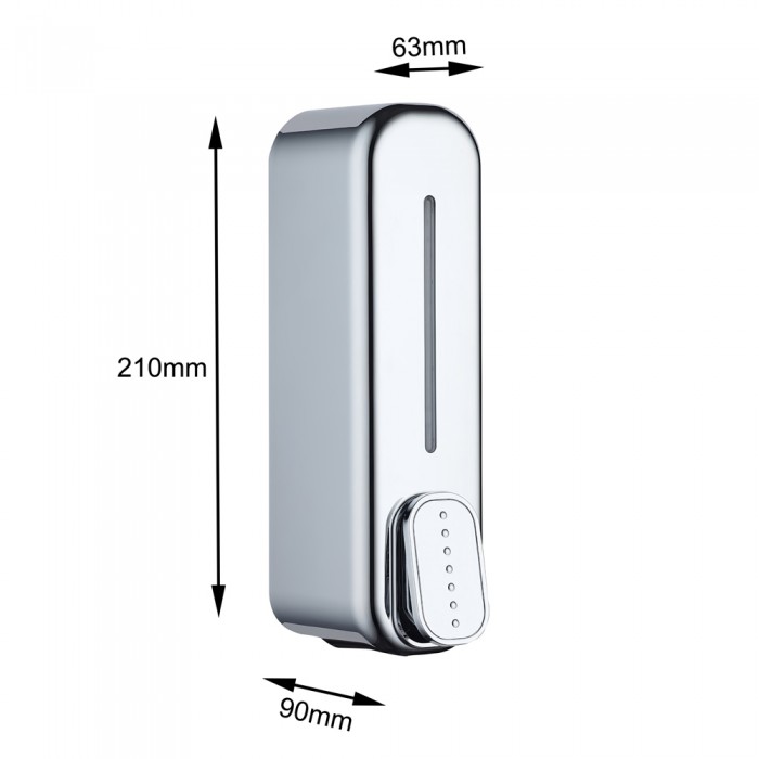 Επίτοιχο Ντισπένσερ 350ml Χρωμέ Interflex 187829