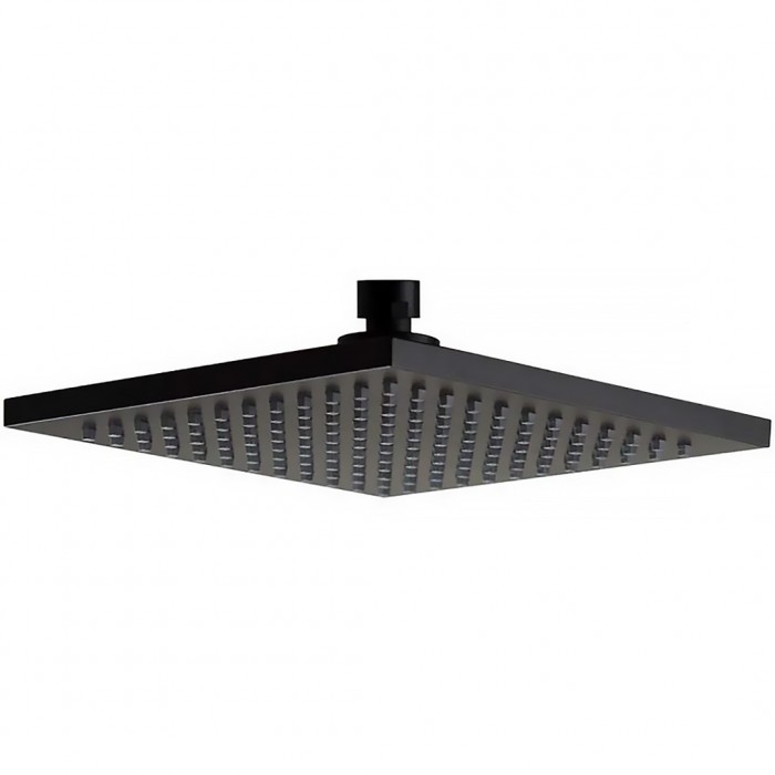 Κεφαλή ντους Τετράγωνη 20Χ20 Μαύρη ABS Interflex 077229