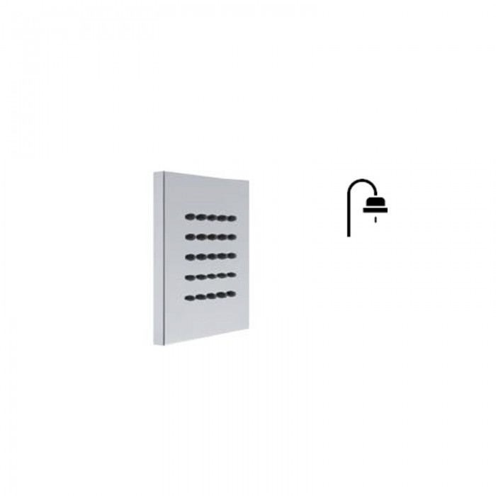 Επιτοίχια κεφαλή ντους μασάζ Parigi 076479