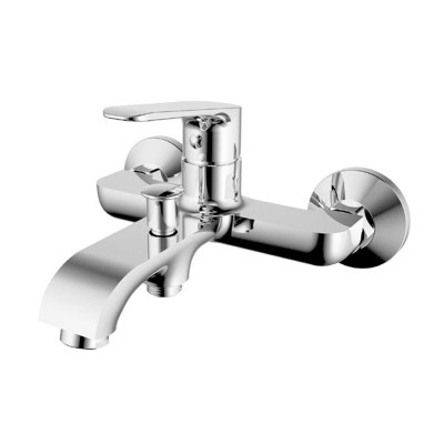 Μπαταρία μπάνιου με σετ ντούς Interflex Χρώμιο 086693 Stilo