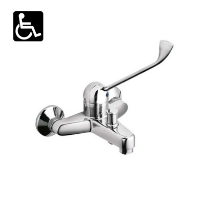 Μπαταρία μπάνιου ΑΜΕΑ με σετ ντούς Interflex  Χρώμιο 276157 Chi