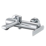 Μπαταρία μπάνιου με σετ ντούς Interflex Χρώμιο 086790 Zen