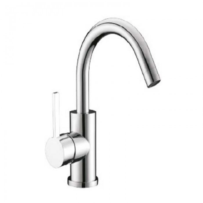 Μπαταρία μπάνιου νιπτήρα Smart ψηλή Interflex Χρώμιο 084182 Art