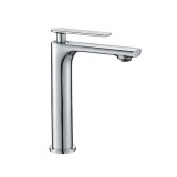 Μπαταρία μπάνιου νιπτήρα ψηλή 23cm Interflex Χρώμιο 086792 Zen