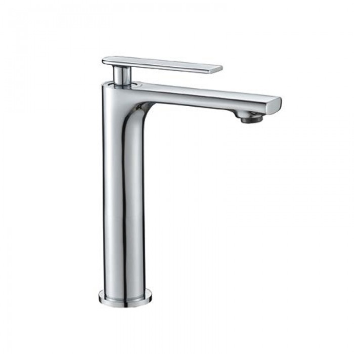 Μπαταρία μπάνιου νιπτήρα ψηλή 23cm Interflex Χρώμιο 086792 Zen