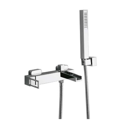 Μπαταρία μπάνιου με σετ ντους Interflex Χρώμιο 084200 Darsena