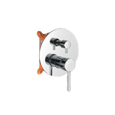 Εντοιχιζόμενη μπαταρία ντουζιέρας δύο ροών Interflex Χρώμιο 086982 Pure 