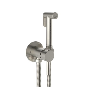 Σετ διακόπτη Μιξ μπιντέ με στήριγμα Minimal Inox Mat 097664